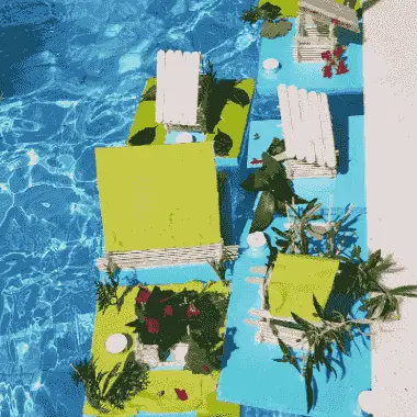 Student work from the Arkki Floaty House project, for ages 7 to 9.